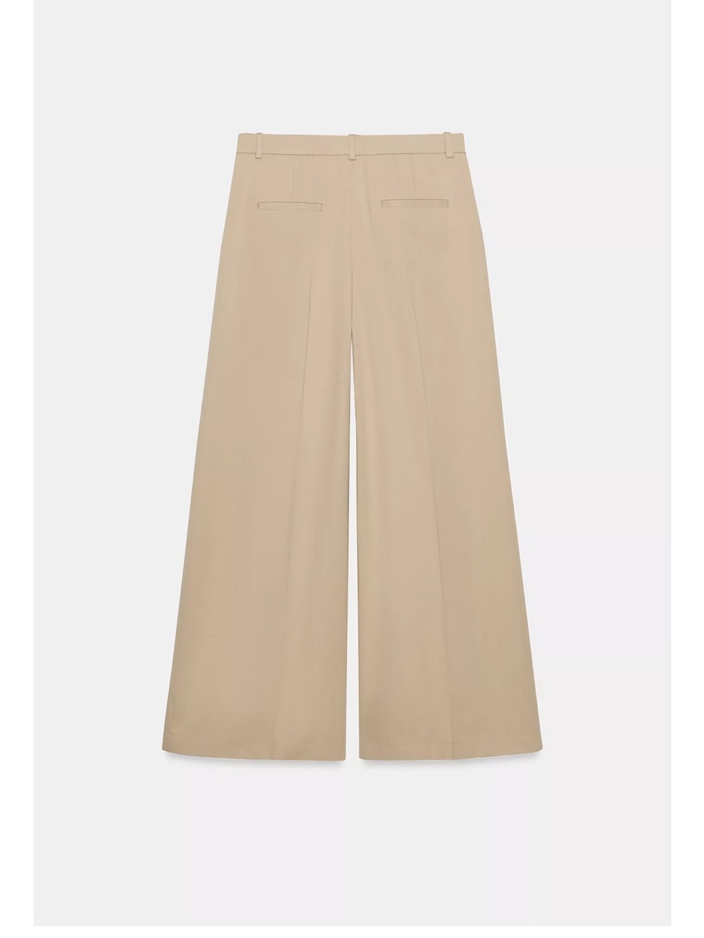 Zara Wide Leg Pants in Beige - Picture 9 of 14